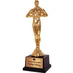 Yüksel Kişiye Özel Yılın En Iyi Sevgilisi Oscar Ödülü ,Metal Levhaya Isim Basılabilir Ürün