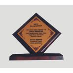 yüksel34 Kişiye Özel Tasarlanabilir Ahşap Plaket 17*15Cm Mdf Cilalı