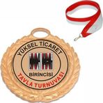 yüksel34 Tavla Turnuvası Birincisi Madalyası Kişileştirilebilir Madalya