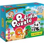 Yükselen Zeka 6-16 Ay Ilk Pofidik Magnet Puzzle - Orman Hayvanları - Renkli