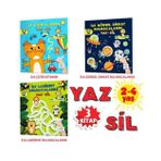 Yükselen Zeka 9786057483317 Mucit Karınca 1. Seri 2 4 Yaş Evde Etkinlik Seti Yaz Sil Kitaplar