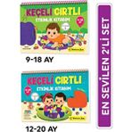 Yükselen Zeka Cırt Cırtlı - Keçeli Etkinlik Kitabım 2'li Set Anonim Yazarlı 0 - 2 Yaş İçin Eğlenceli Kitap