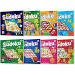 Yükselen Zeka Stickerlı Sudoku Seti 8 Kitap 700 Renkli Sticker ile Eğlenceli Zeka Bulmacaları