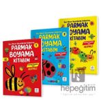 Yükselen Zeka Yayınları 3-6 Yaş İnce Motor Becerilerini Geliştiren Parmak Boyama Kitabım Serisi (Parmak Boya Hediyeli)