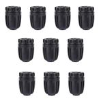 Yulaiyoen 1/2 "damla sulama bağlantı parçaları uç kapakları (0.5 "ID x 0.65" OD) 16mm damla sulama boru konektörleri uç fişleri-10 paket