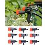 Yulaiyoen Bahçe Sulama Damlatıcı, 30'lu Paket Ayarlanabilir Damla Yayıcı Bahçe Etli Sulama Damlatıcı Yağmurlama 4 mm/7 mm Hortum Ev Sulu Meyveler Bitkiler için Çim Çiçek Sulama Sistemi