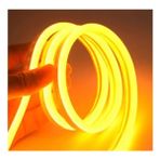 Yuled 5 Metre Neon Amber 220 V Esnek Hortum Şerit LED Işık Aydınlatma + Güç Fişi