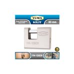 Yuma 80mm Döküm Kayar Milli Asma Kilit YM-1080R