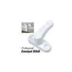 yuma kilit 2 Adet - Yuma Beyaz Pvc Pimapen Pencere Cam Balkon Kapısı Güvenli Emniyet Kilidi - Çocuk Kilidi -