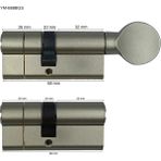 Yuma Kilit Yuma Standart Pirinç Mandallı Barel Seti Saten Tuzaklı ( 68MM ) - Krom