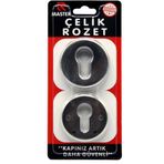 Yuma Saten Çelik Kapı Rozeti