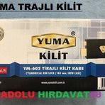 YUMA TRAJLI DEMİR DOĞRAMA KAPI KİLİDİ YM-602 TRAJLI KİLİT