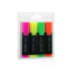 Yuma Ym-792-4 792-T-Y-S-P 4Pcs Fosforlu Kalem Turuncu - Yeşil - Sarı - Pembe (5250)