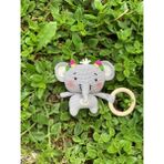 Yumak Yün & Tuhafiye Sevimli Fil Amigurumi Çıngırak