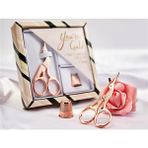 Yumakça Rose Gold Makas Hediye Seti