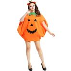 yumcute Balkabağı Kostümü Çocuk Cadılar Bayramı Çocuk Balkabağı Kostüm Erkek Kız Süslü Elbise Kostüm Karnaval Kostümleri Kabak Cadılar Bayramı Cosplay Parti Kıyafetleri Kumaş Boyut：47 x 57 cm