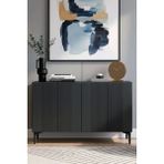 Yumedi Design KA1203A - Tarçın Konsol, Tv Sehpası, Çok Amaçlı Dolap ve Kahve Köşesi 120CM Antrasit
