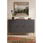 Yumedi Design KA1235A - Kerba Konsol, Tv Sehpası, Çok Amaçlı Dolap ve Kahve Köşesi 120CM Antrasit