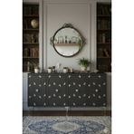Yumedi Design KA1523AS - Rabbit Konsol ,tv Sehpası , Çok Amaçlı Dolap, Kahve Köşesi 150 cm Antrasit-Silver - Antrasit - Gümüş
