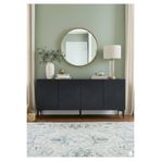 Yumedi Design KA1806A - Stoyan Konsol, Tv Sehpası, Çok Amaçlı Dolap ve Kahve Köşesi 180CM Antrasit