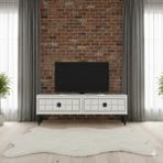 Yumedi Design TSA1201B - Leyla Tv Stand , Tv Sehpası 120CM Beyaz