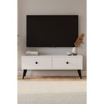 Yumedi Design TSA1202B - Dündar Tv Stand , Tv Sehpası 120CM Beyaz
