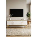 Yumedi Design TSA1215DB - Shumen Tv Stand , Tv Sehpası 120CM Safirmeşe-Beyaz - Safirmeşe - Beyaz