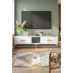 Yumedi Design TSA1515B - Shumen Tv Stand , Tv Sehpası 150CM Beyaz