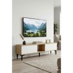 Yumedi Design TSA1599DB- Didema Tv Stand , Tv Sehpası 150CM Safirmeşe-Beyaz - Safirmeşe - Beyaz