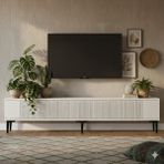 Yumedi Design TSA1803B - Tarçın Tv Stand , Tv Sehpası 180CM Beyaz