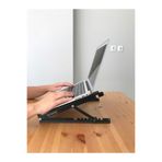 Yumer Katlanabilir, Çelik Laptop Standı Soğutucu Notebook Dizüstü Tablet Macbook, Tüm Ekranlarla Uyumlu