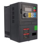 Yumili Değişken Frekans Drive Abs Alev Geciktirici Endüstriyel Sınıf Konutu Elektrik Makineleri için 3 Faz VFD (1.5kw)