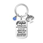 Yumioxa Babalar günü hediyesi anahtarlık, erkek için hediye, baba, dede, doğum günü, şükran günü, aile günü, takdir, baba hediyesi, Dikdörtgen., 5cm