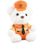 Yummy 15Cm Polis Ayı Peluş Kolye Anahtarlık (Yurt Dışından) - Sarı