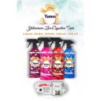Yumoş 4x450 ml Orkide + Lilyum + Sakura + Amber Ev ve Tekstil Spreyi