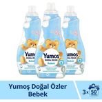 Yumoş Bebek 3x1200 ml Doğal Özler Konsantre Çamaşır Yumuşatıcısı
