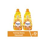 Yumoş Extra Konsantre Çamaşır Yumuşatıcısı Hanımeli 1440 Ml 60 Yıkama 2 Adet