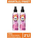 Yumoş Jet Fresh Orkide Kumaş ve Oda Spreyi 2X200 ml 15 Dakikada Ütü Etkisi ve Ferahlık