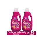 Yumoş Sıvı Bakım Deterjanı Canlandırıcı Terapi Renkliler 30 Yıkama 1500ml x2