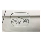 Yumruk Anahtar mekanik sticker araba etiket 15x7cm