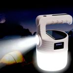 Yumurcak Shop® Led Güneş Enerjili Kamp Lambası–2000 Lümen Süper Parlak, 5 Aydınlatma Modlu,Usb İle Şarj Edilebilir Dış Mekan,Asılabilir Torch El Fener