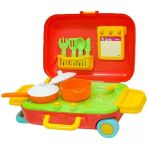 Yumurcak Toyz Dede Barbie Mutfak Seti Bavulum Kız Erkek Çocuk Oyuncak Eğitici Oyuncaklar