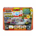 Yumurcak Toyz Hnj54 Matchbox Aksiyon Sürücüleri Süper Oto Yıkama Oyun Seti Kız Erkek Çocuk Oyuncak Eğitici Oyuncak