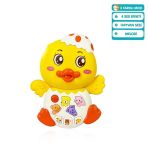 Yumurcak Toyz Jlg-855-144A Işıklı Ve Müzikli Ördek Bebek -Vrd Kız Erkek Çocuk Oyuncak Eğitici Oyuncaklar