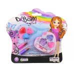 Yumurcak Toyz Kelebek Tokalı Kalp Kutu Mini Makyaj Seti Kız Erkek Çocuk Oyuncak Eğitici Oyuncaklar