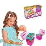 Yumurcak Toyz Oyuncak Sepetli Takı Tasarım Seti Kız Erkek Çocuk Oyuncak Eğitici Oyuncaklar