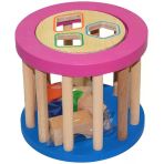 Yumurcak Toyz Playwood Eğitici Ahşap Silindir Bultak Kız Erkek Çocuk Oyuncak Eğitici Oyuncaklar