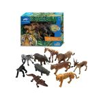 Yumurcak Toyz Sh-D58011 Vardem Kutulu 10 Parça Vahşı Hayvan Seti Kız Erkek Çocuk Oyuncak Eğitici Oyuncaklar