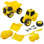 Yumurcak Toyz Sök Tak Dozer Ve İnşaat Seti 22 Parça Kız Erkek Çocuk Oyuncak Eğitici Oyuncaklar