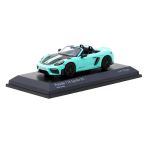 Yumurcak Toyz Tarmac Works X Minichamps 1/64 Porsche 718 Spyder Rs Mint Green Kız Erkek Çocuk Oyuncak Eğitici Oyun